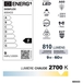 AMPOULE A60 SMD VERRE BLANC E27 9W 2700K 810LM - DEBFLEX - 600433