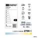 AMPOULE A60 SMD VERRE BLANC E27 9W 2700K 810LM - DEBFLEX - 600433