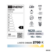 AMPOULE A80 SMD VERRE BLANC E27 18W 2700K 1620LM - DEBFLEX - 600436