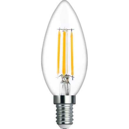 AMPOULE C35 FILAMENT VERRE TRANSPARENT E14 2,8W 2700K 250LM - DEBFLEX - 600476