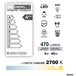 AMPOULE A60 FILAMENT VERRE BLANC E27 4W 2700K 470LM - DEBFLEX - 600483