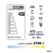 AMPOULE A60 FILAMENT VERRE BLANC E27 4W 2700K 470LM - DEBFLEX - 600483