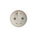 ADAPTATEUR ENTREE 2P 10/16A SORTIE SOCLE 2P EUROPE BLANC - DEBFLEX - 701070