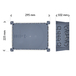 BOITE DE COMBLE SAILLIE AVEC COUVERCLE 295X225/P102 - DEBFLEX - 703990