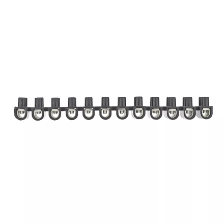 BARRETTE DE CONNEXION 25 MM² NOIR - DEBFLEX - 704060