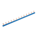 PEIGNE DE RACCORDEMENT REVERSIBLE 10MM² LONG.225MM BLEU ET NOIR - DEBFLEX - 707080