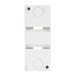 COFFRET VIDE 1 RANGEE 2 MODULES 51X130X63MM - DEBFLEX - 707230