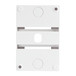 COFFRET VIDE 1 RANGEE 4 MODULES 84X130X63MM - DEBFLEX - 707240
