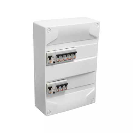 COFFRET EQUIPE 2R 2XID 40A TYPE A, 63A TYPE AC, 8XDISJ 2X10A,2x16A, 3x20A, 1x32A - DEBFLEX - 707648