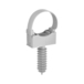 INSTACLIP + CHEVILLE Ø25 GRIS SACHET DE 10 - DEBFLEX - 709078
