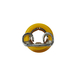 CLIPS FEMELLE PRE-ISOLE 6.3X0.8 MM JAUNE SACHET DE 10 - DEBFLEX - 711044