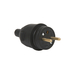 FICHE MALE ETANCHE 2P+T 16A DROITE NOIR - DEBFLEX - 713200