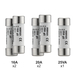 5 FUSIBLES AVEC VOYANT 2X (16A, 20A) 1X 25A - DEBFLEX - 715016