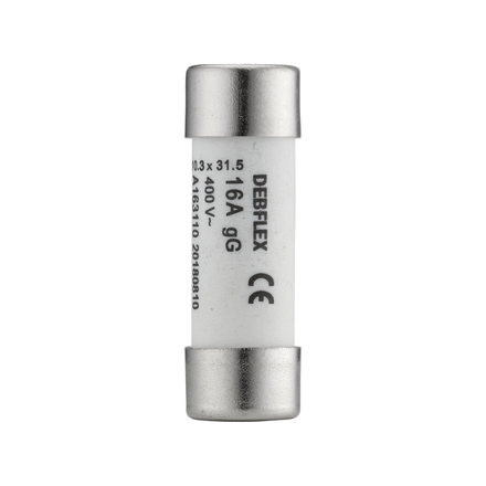 FUSIBLE AVEC VOYANT 10,3X31,5 16A 400V SACHET DE 3 - DEBFLEX - 715326