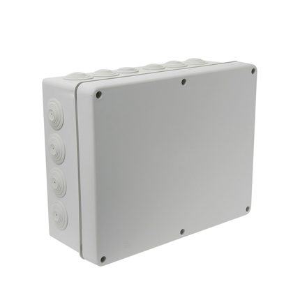 BOITE DE DERIVATION ETANCHE IP55 310X240/P120 GRIS - DEBFLEX - 718080