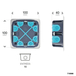 BOITE DE DERIVATION ENCASTREE STOPAIR MULTIMAT + COUVERCLE 100X100/P40 - DEBFLEX - 718866