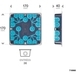 BOITE DE DERIVATION ENCASTREE STOPAIR MULTIMAT + COUVERCLE 170X170/P40 - DEBFLEX - 718868
