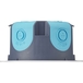 BOITE DE DERIVATION ENCASTREE STOPAIR MULTIMAT + COUVERCLE Ø67/P40 - DEBFLEX - 718870