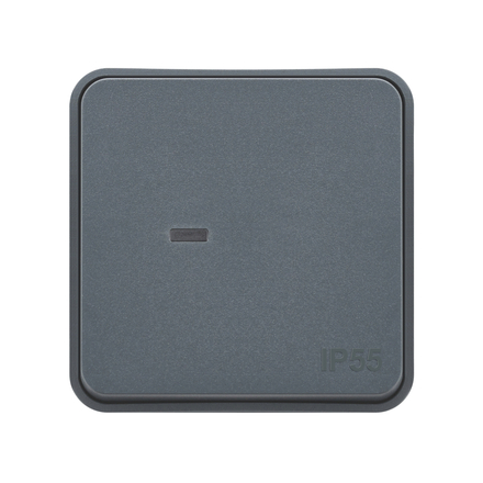 CYKLONE IP55 POUSSOIR LUMINEUX ANTHRACITE - DEBFLEX - 730428