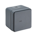 CYKLONE IP55 POUSSOIR LUMINEUX ANTHRACITE - DEBFLEX - 730428