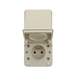 CYKLONE IP55 DUO VA ET VIENT + PRISE 2P+T VERTICALE SABLE - DEBFLEX - 730454