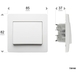 DIAM2 POUSSOIR BLANC - DEBFLEX - 739160