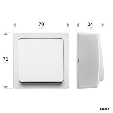BLOK POUSSOIR BLANC - DEBFLEX - 746803