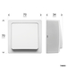 BLOK POUSSOIR BLANC - DEBFLEX - 746803