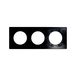CASUAL EVO PLAQUE DE FINITION 3 POSTES NOIR INTENSE - DEBFLEX - 749627
