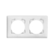 CASUAL EVO PLAQUE DE FINITION 2 POSTES BLANC PUR - DEBFLEX - 749628