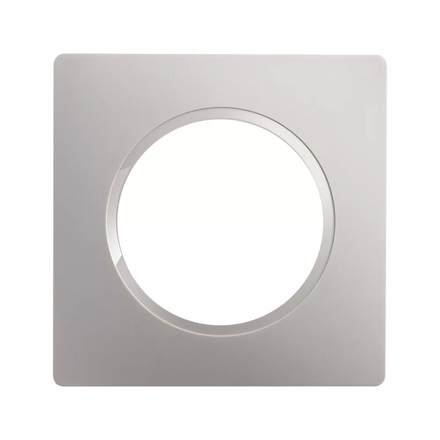 CASUAL EVO PLAQUE DE FINITION 1 POSTE GRIS PLATINE - DEBFLEX - 749645