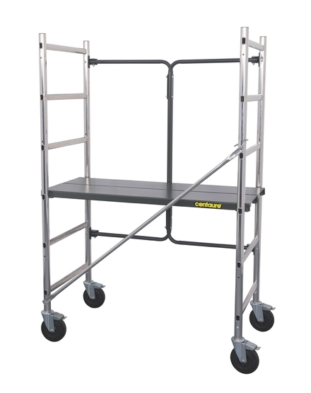 Échafaudage roulant et pliant CENTAURE TOP3 alu - Hauteur de travail 3m - 346801