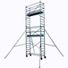 Échafaudage roulant aluminium DUARIB AL205 base standard + lisse hauteur travail 5.90 m  - 613714