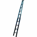 Echelle ( Pointe + plan intermédiaire ) DUARIB spéciale vitre en aluminium 3m75 - 415111