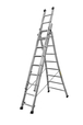 Echelle transformable à base évasée 3 plans DUARIB PRT3 2m50 - 363308