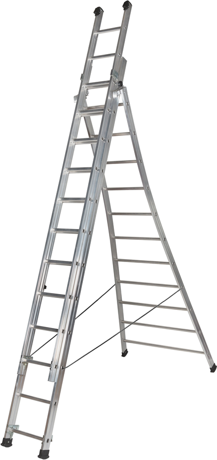 Echelle transformable à base évasée 3 plans DUARIB PRT3 3m60 - 363312
