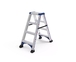 Marchepied ALPHA aluminium double accès 2x3 marches - DUARIB - 651603