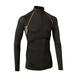 T-SHIRT ACTIV BODY 3 THERMOLACTYL COL ZIPPE NOIR DAMART PRO - 49983