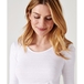 T-SHIRT MANCHES LONGUES FEMME D°3 BLANC DAMART PRO - 54115
