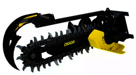 TRANCHEUSEDIGGA BIGFOOT XD 1500MM / CHAINE DIGGATAC 200MM BFT2000106