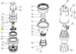 ENSEMBLE DE PIGNONS DIGGA GB-000595 POUR MOTOREDUCTEURS PD25 / PD30 / PD40 / PD50