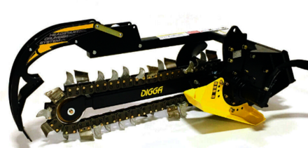 TRANCHEUSE DIGGA MINI BIGFOOT 900MM / CHAINE DIGGATAC 100MM MLT000014