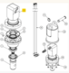MOTEUR HYDRAULIQUE DIGGA POUR MOTOREDUCTEUR PDD APRES AOUT 2013 / PD4 / PD5 / PD7 / PD8 / PD10