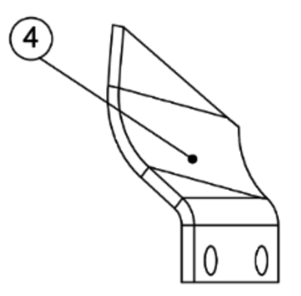 DENT LATERALE DE TRANCHEUSE STANDARD 2