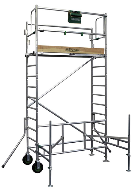 Echafaudage roulant DUARIB NATUROLL hauteur travail 2.25m - 19062