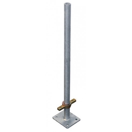 SEMELLE A VIS REGLABLE SUR 0.41M - 0.80M - POUR ECHAFAUDAGES DUARIB F3000, MULTI 4X ET F3000 ALU - 21905