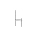 DEMI CADRE Acier DUARIB H 2M x 0.83M - Pour Échafaudage F3000 - 50031