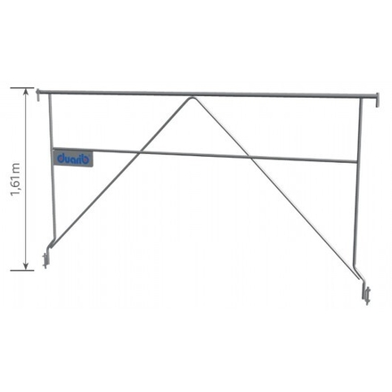 Garde-Corps Latéral EXMDS2 - Pour Échafaudages F3000, F3000 ALU Et MULTI 4X - Acier- DUARIB - 50220