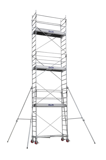 Echafaudages roulants DUARIB Acier ROLLSTAR 205 L 2.05 m H PLANCHER 2.90 m - 8320032