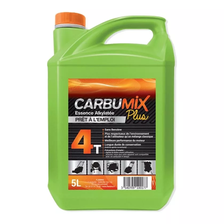 Carburant carbumix+ 4temps 3% 5l alkylat - 1635 XP